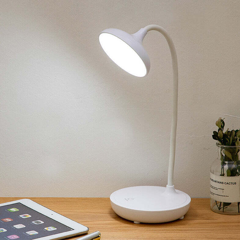 Modern Macaron Touch Multifunctional Rechargeable LED Desk Lamp