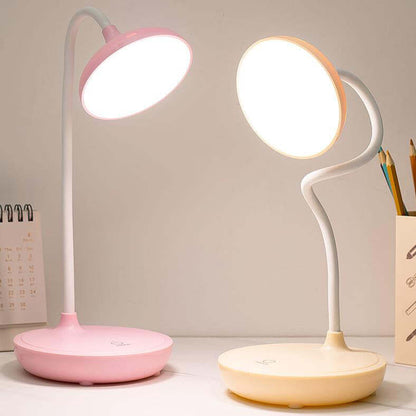 Modern Macaron Touch Multifunctional Rechargeable LED Desk Lamp
