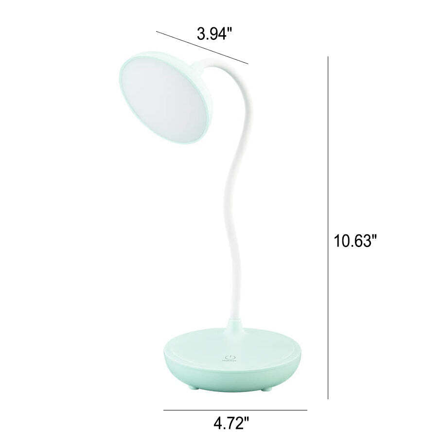Modern Macaron Touch Multifunctional Rechargeable LED Desk Lamp